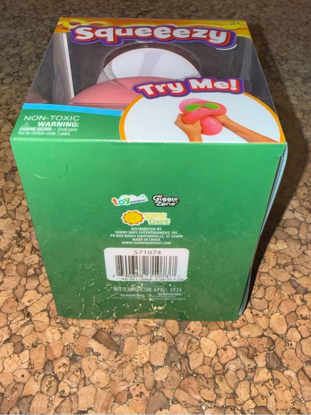 Sunny Days Squeeezy Peach Jumbo Squishy Authentic New